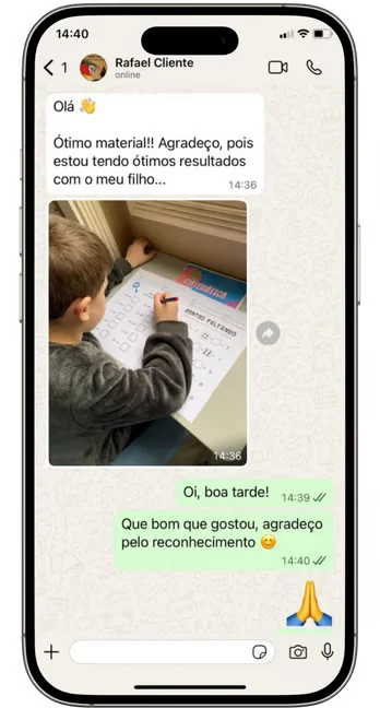 Depoimento de cliente 1